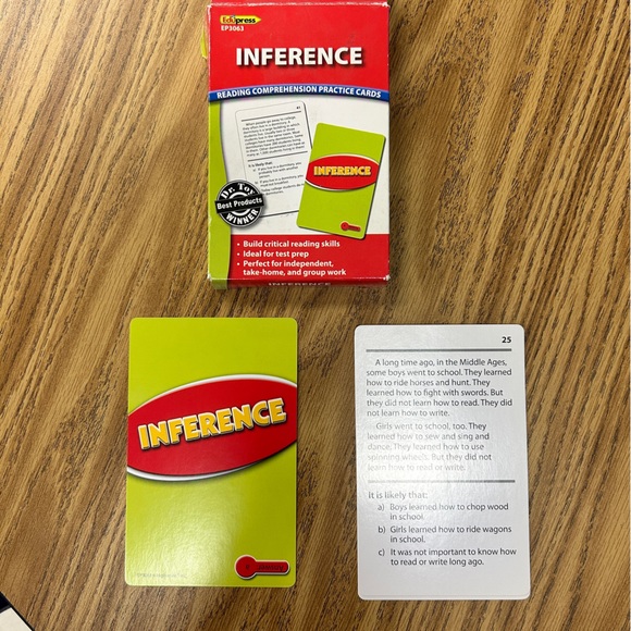 Reading Skill Practice Flashcards - Picture 9 of 10